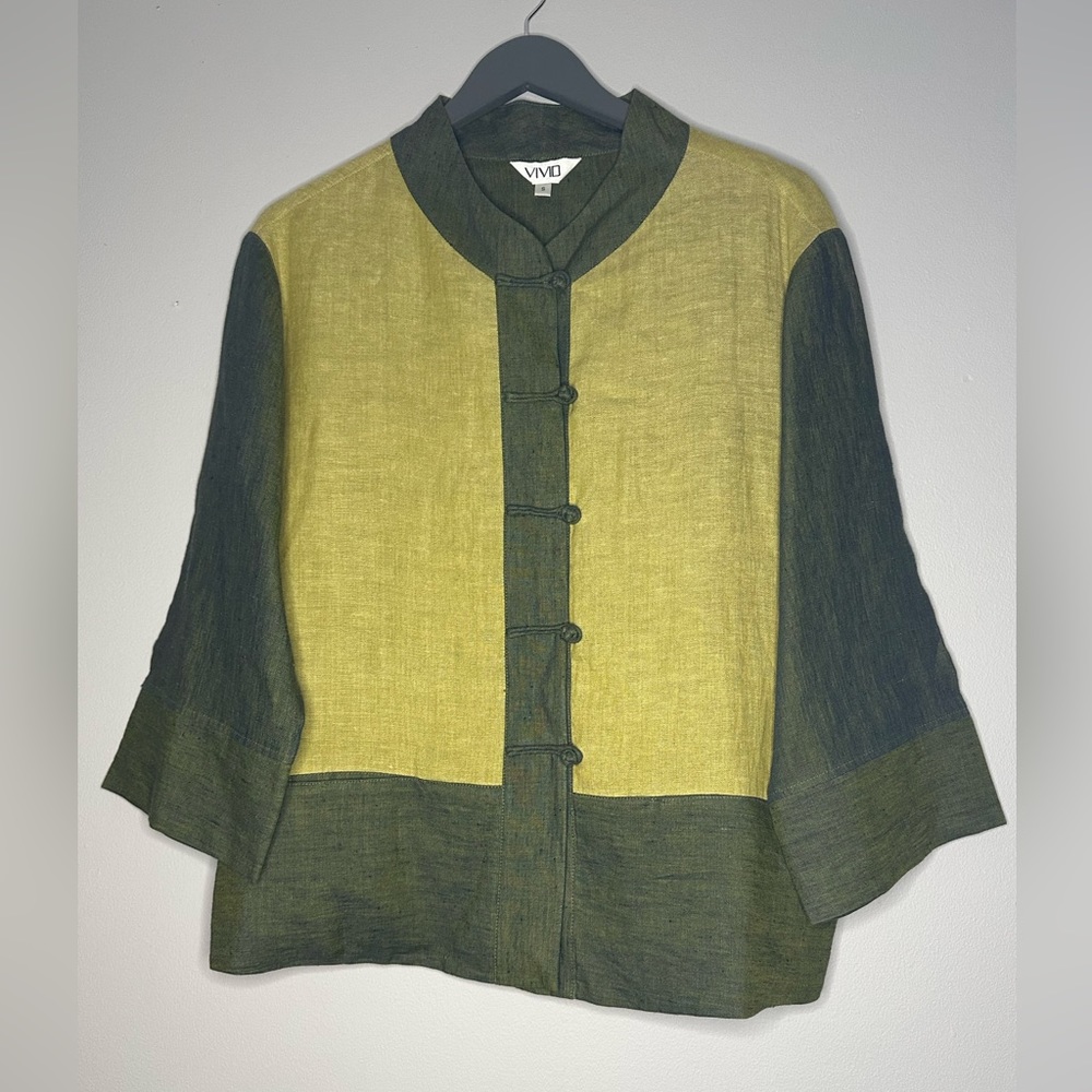 Vivid Linen Jacket Size S